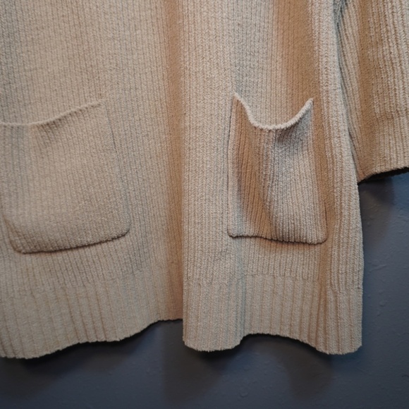 Soft Surroundings Women Beige Cozy Chenille Sweater Pullover Tunic Size Medium - Picture 3 of 9